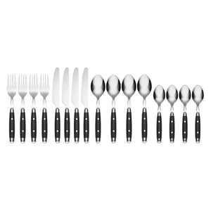 Lenox Cambridge Jubilee Black 16-Piece Flatware Set NO COLOR METAL 07916CBWD32R