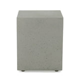 Christopher Knight Home® - Noble House - Aidan Outdoor Lightweight Concrete Tank Holder Side Table