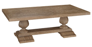 Chateaux Rectangle Pedestal Coffee Table 26200 Hekman Furniture