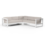 Newport Sectional in Canvas Natural, No Welt SW4801-SEC-5404 Sunset West