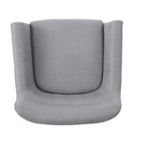 Christopher Knight Home® - Noble House - Meena Buttoned Mid Century Modern Light Grey Fabric Club Chair