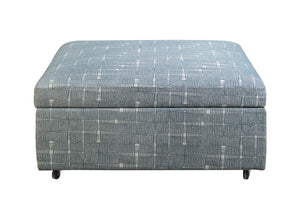 Parker House Parker Living Madison - Sequence Lake Ottoman Sequence Lake 100% Polyester (W) MMAD#800-SQL