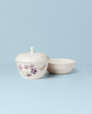 Lenox Butterfly Meadow 3-Piece Stackable Bowl Set Multi, WHITE PORCELAIN 892759