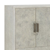 Stone-Textured 5 Drawer Accent Cabinet with Doors Gray with Raffia Palm Finish P301587 Pulaski Furniture