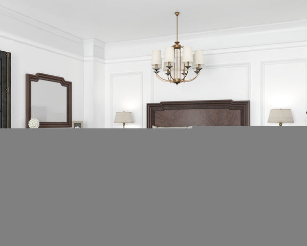 A.R.T. Furniture Revival Traditional Nightstand In Napa Mahogany With Usb-c Chargers And Elegant Three-drawer Storage Brown Rubberwood Solids,Quarter Mahogany Veneer,Resin,Metal 328140-1730