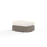 Coronado Ottoman in Canvas Natural w/ Self Welt SW2101-OTT-5404 Sunset West