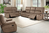 Parker House Parker Living Chapman - Kona Reclining Sofa Loveseat and Recliner Kona 94% Polyester, 6% Nylon (W) MCHA-421-KON