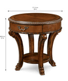 A.R.T. Furniture Old World Round End Table 143303-2606 Brown 143303-2606