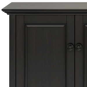 English Elm Amherst 66" Solid Wood Storage Cabinet In Hickory Brown - Stylish Buffet With Adjustable Shelves B136P158352