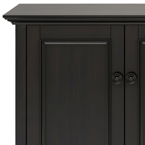English Elm Amherst 66" Solid Wood Storage Cabinet In Hickory Brown - Stylish Buffet With Adjustable Shelves B136P158352