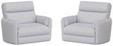 Parker Living Radius Xl - Mineral Extra Wide Power Glider Recliner - Set of 2 Mineral MRAD#812GP-XL-2-MIN Parker House