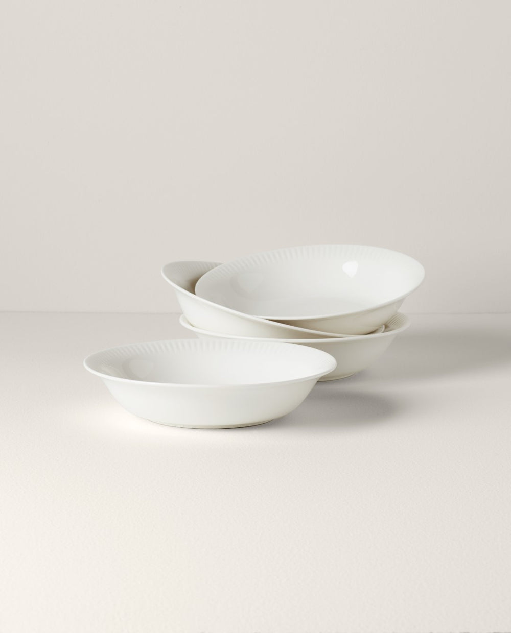 Lenox Profile White Porcelain 4-Piece Pasta Bowl Set White, WHITE PORCELAIN 891169