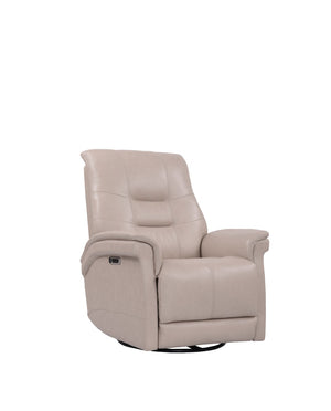 Parker House Parker Living Carnegie - Verona Linen - Powered By Freemotion Cordless Power Swivel Glider Recliner Verona Linen Top Grain Leather with Match (X) MCAR#812GSPH-P25-VLI