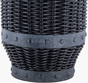 Surya Xavier Accent Table Lamp - 28" Stylish Indoor/Outdoor Lighting With Elegant Linen Shade & Metal Base Body, Black,Base, Black,Shade (Outside), Tan,Shade (Inside), White,Finial, Black,Cord, Black Plastic,Iron,Iron,Linen,Glass,Glass,Plastic Xav-001