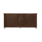 Higgins Street 4-Door Credenza Brown with Woodland Stone Finish P349300 Pulaski Furniture