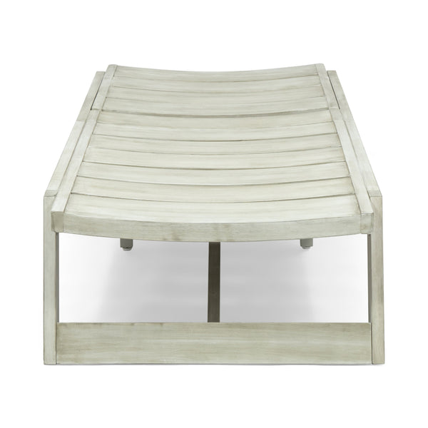 English Elm Christopher Knight Home® - Maki Chaise Lounge Set Of 2 – Stylish Outdoor Comfort With Weather-Resistant Acacia Wood Design 70998.00LGRY