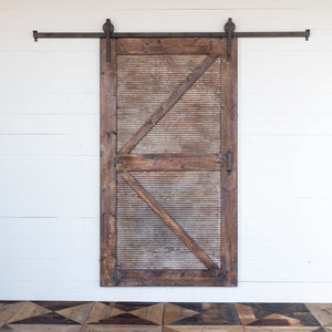 Park Hill Sliding Barn Door with Rail Hardware EHR80863