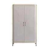 Zoey Storage Armoire Cabinet Silver P344120 Pulaski Furniture