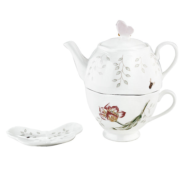 Lenox Butterfly Meadow 3-Piece Tea Set Multi, WHITE PORCELAIN 6444723