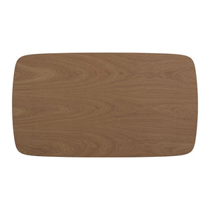 Homelegance By Top-Line Dakota Mid-Century Modern Tapered Dining Table Walnut Rubberwood