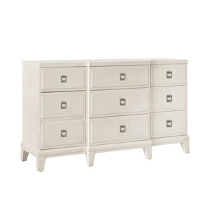 Samuel Lawrence Furniture Madison 9-Drawer Dresser in a Grey-White Wash Finish S916-010 S916-010-SAMUEL-LAWRENCE