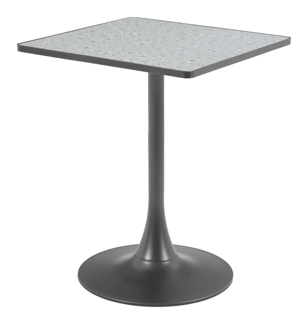Zuo Modern Spot Bistro Table – Modern Elegance For Your Home Decor, Chic Mdf And Steel Design For Versatile Use Gray Mdf,Steel 110409-zuo-modern