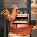 Folk Art Rooster Fountain EAG82171 Park Hill