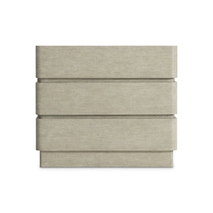 Bernhardt Bernhardt Arcadia Nightstand With Wire-Brushed Oak, 3 Wrap-Around Drawers, Soft-Close & Usb Charging 334234