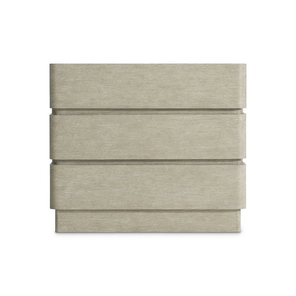 Bernhardt Bernhardt Arcadia Nightstand With Wire-Brushed Oak, 3 Wrap-Around Drawers, Soft-Close & Usb Charging 334234