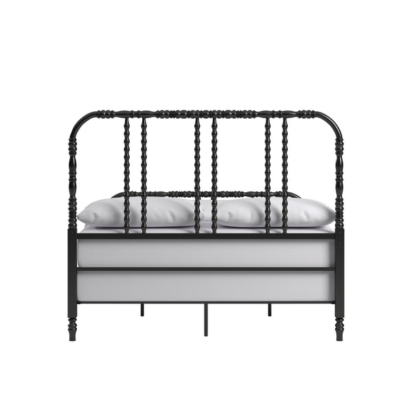 Homelegance By Top-Line Ambrose Metal Spool Bed Black Metal