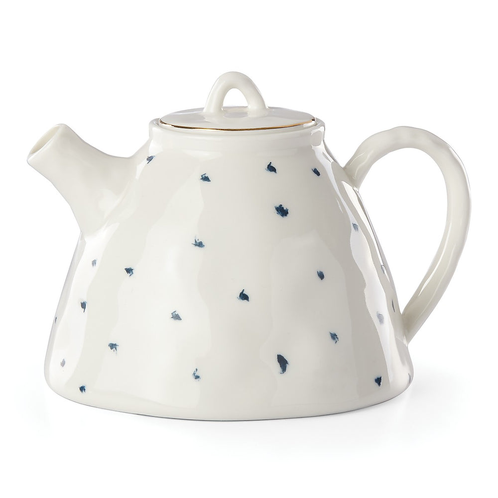 Lenox Blue Bay Teapot Blue, WHITE PORCELAIN 890209