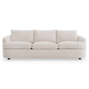 Bernhardt Bernhardt Jules Sofa With Curved Sculpted Back, Deep Cushions & Coordinating Pillows — Made To Order P1827A