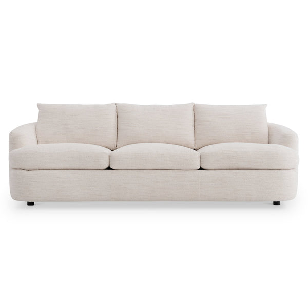 Bernhardt Bernhardt Jules Sofa With Curved Sculpted Back, Deep Cushions & Coordinating Pillows — Made To Order P1827A