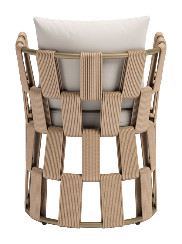 Quadrat Dining Chair White 704012 Zuo Modern