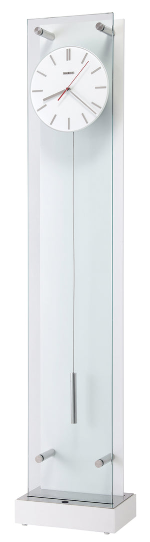 Hekman Furniture 611319 Echo Ii Modern Pendulum Clock With Adjustable Led Lighting And Stylish Tempered Glass Design Gloss White Echo Iv Grandfather Clock 611321