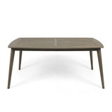 Christopher Knight Home® - Noble House - Sunqueen Outdoor Acacia Wood Rectangular Dining Table, Gray