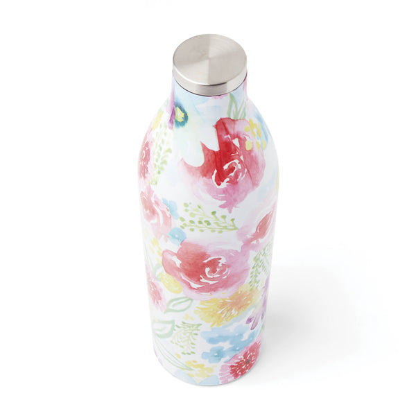 Lenox Cambridge Floral Wine Growler & Tumbler 3-Piece Set NO COLOR METAL E9192PCBWFDS