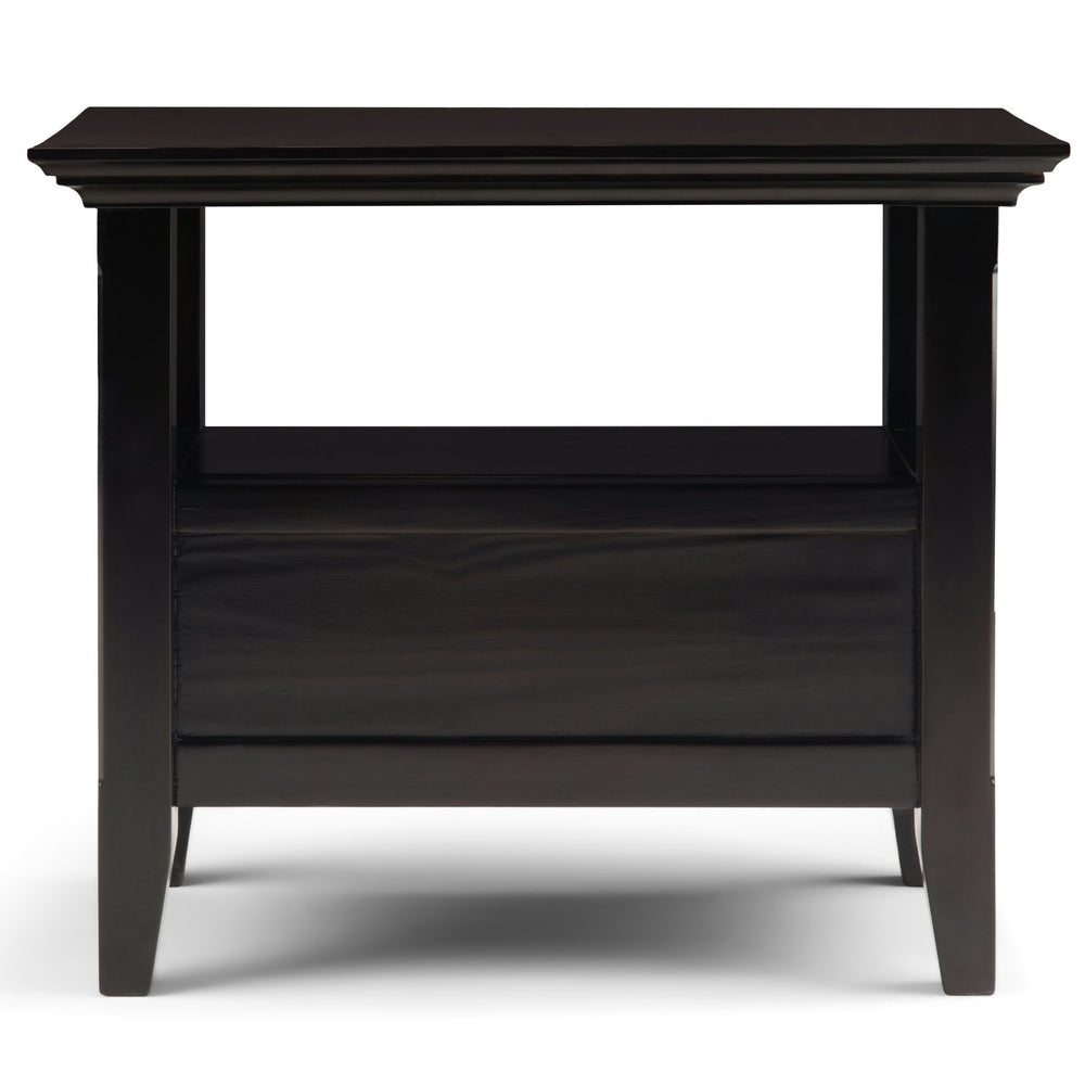 English Elm Amherst Narrow Side Table - Handcrafted Hickory Brown, Stylish Storage For Small Living Spaces B136P158325