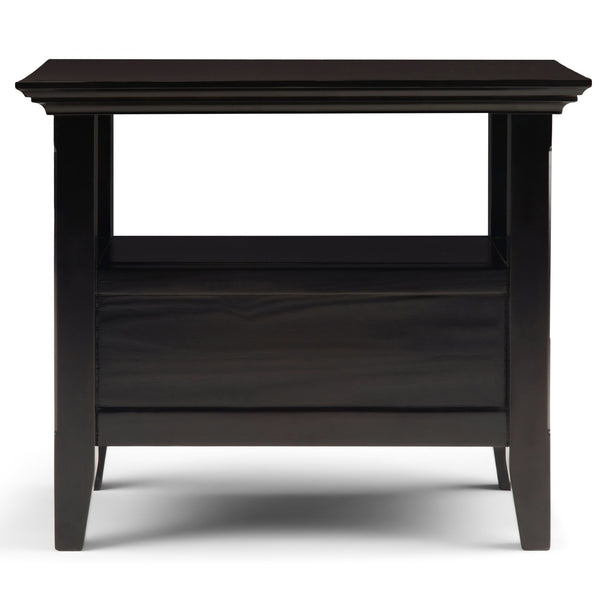 English Elm Amherst Narrow Side Table - Handcrafted Hickory Brown, Stylish Storage For Small Living Spaces B136P158325