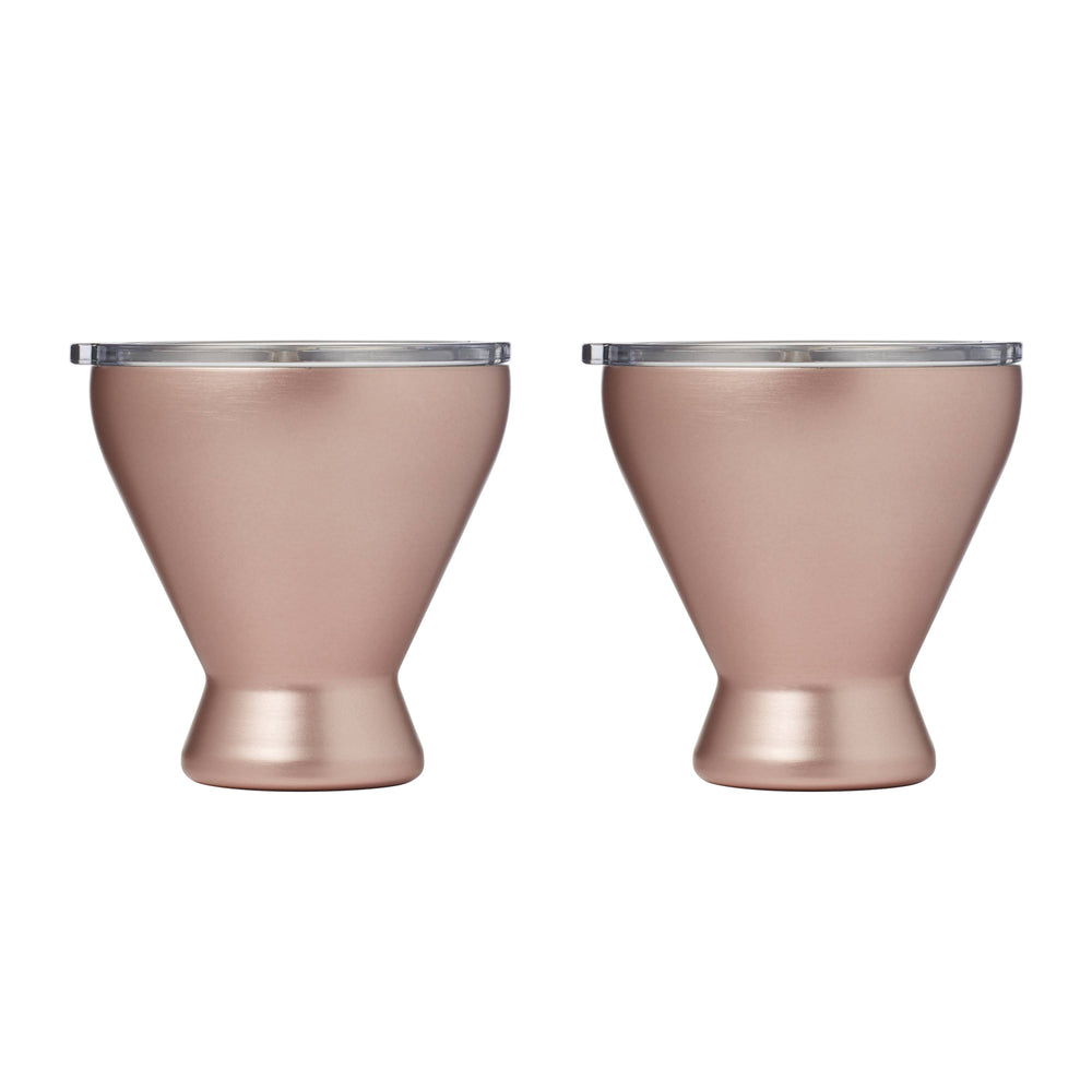 Lenox Cambridge 11 Oz Pink Insulated Cocktail Tumblers, Set of 2 NO COLOR METAL EP83PNCB2DS