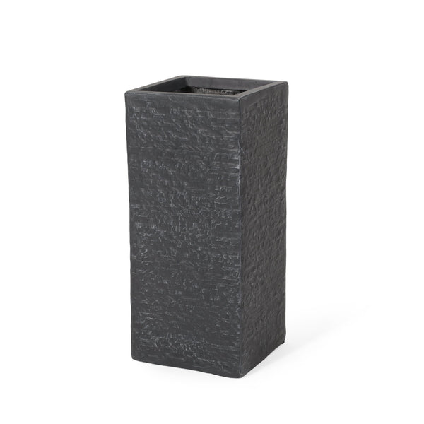 English Elm Mgo Concrete Column Planter Handcrafted Architectural Outdoor Entryway Statement Piece 73347.00
