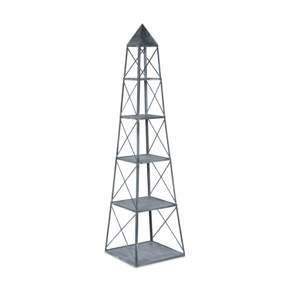 Park Hill Stackable Galvanized Obelisk EGG30252