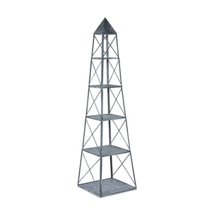 Park Hill Stackable Galvanized Obelisk EGG30252