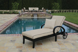 Monterey Double Chaise in Canvas Skyline w/ Self Welt SW3001-99-14091 Sunset West