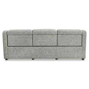 Bernhardt Bernhardt Gio Channeled Fabric Power Reclining Sofa with Hidden Controls Modern Living B167RO