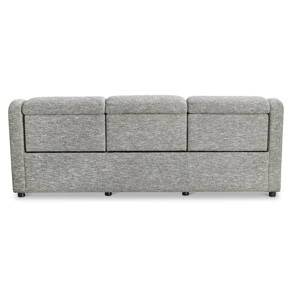 Bernhardt Bernhardt Gio Channeled Fabric Power Reclining Sofa with Hidden Controls Modern Living B167RO