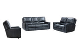 Parker Living Rockford - Verona Black Power Reclining Sofa Loveseat and Recliner Verona Black MROC-321PH-VBK Parker House