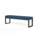 Redondo Dining Bench in Spectrum Carbon, No Welt SW3801-BNCH-48085 Sunset West