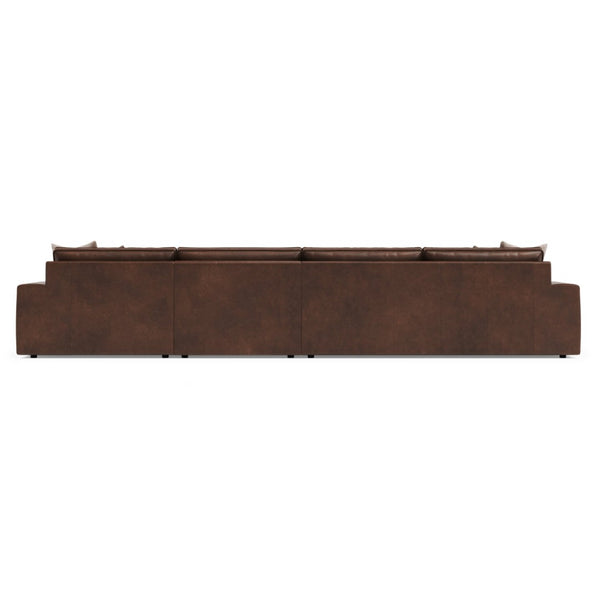 Bernhardt Bernhardt Nest Three Piece Premium Leather Sectional for Spacious Modern Living Rooms K2309