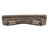 Parker House Parker Living Chapman - Kona 6 Modular Piece Manual Reclining Sectional with Drop Down Table Kona 94% Polyester, 6% Nylon (W) MCHA-PACKA-KON